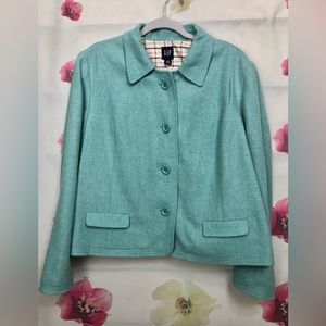 GAP Wool Flannel - Tip Stitched Jacket - Back Buckle -Cotton Lined - XXL…